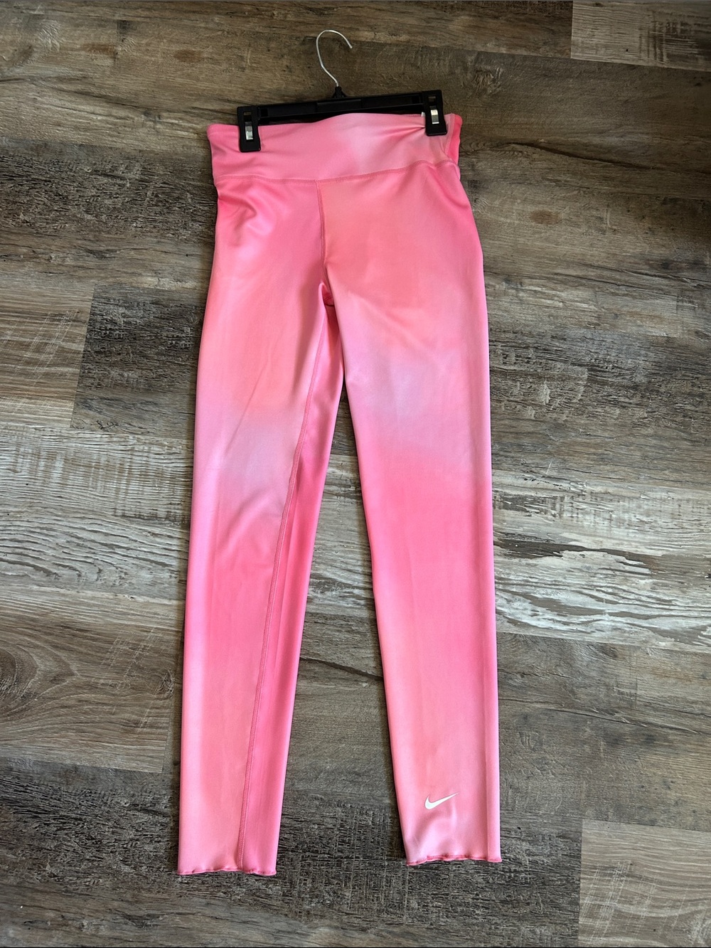 NWT Kids Pink Nike Athletic Leggings L